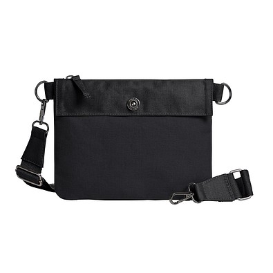 Reißverschluss-Tasche LIFE, schwarz-schwarz