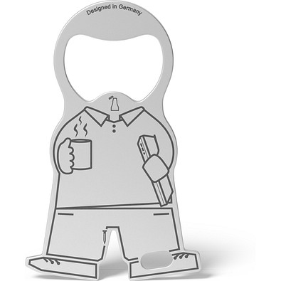 RICHARTZ® EINKAUFSWAGENLÖSER karl onboarding, silber