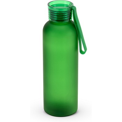 RIO rPET. Trinkflasche (600ml) aus recyceltem PET (100 % rPET) mit matter Oberfläche, Grün
