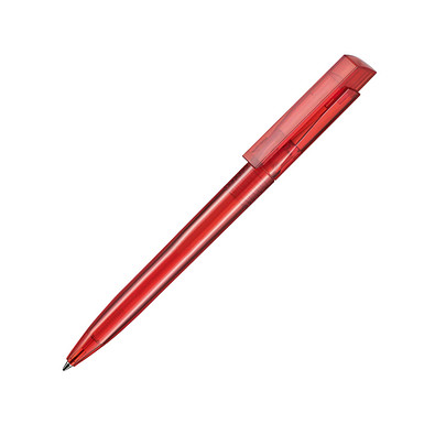 RITTER PEN Druckkugelschreiber Fresh, blaue Mine, rot/transparent