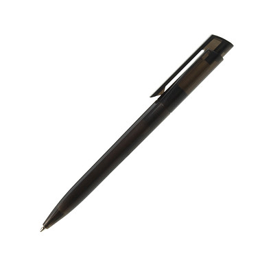 RITTER PEN Druckkugelschreiber Fresh, blaue Mine, transparent/schwarz