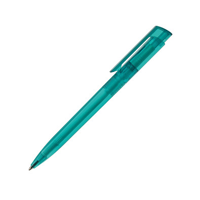 RITTER PEN Druckkugelschreiber Fresh, blaue Mine, türkis/transparent