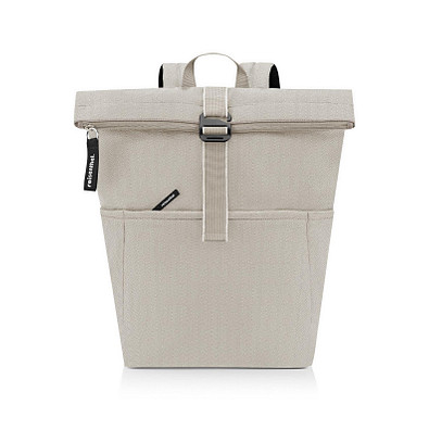 reisenthel® Rucksack rolltop backpack, herringbone sand