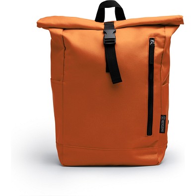 Roll-Top Rucksack aus RPET, ORANGE