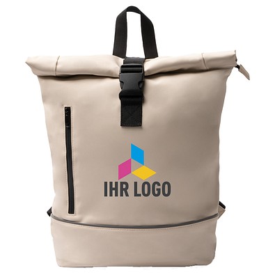 Roll-Top Rucksack Valdez, beige