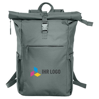 Rollup-Rucksack SIMPLE, grau
