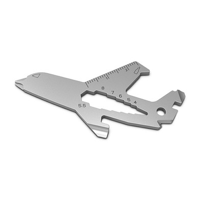 ROMINOX® Key Tool, Airplane - 18 Funktionen, silber