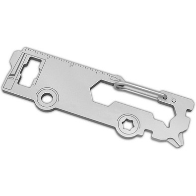 ROMINOX® Key Tool // Bus - 18 Funktionen, silber