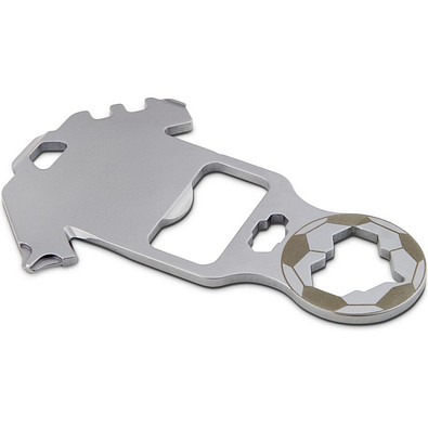 ROMINOX® Key Tool // Football - 18 Funktionen (Fußball), silber