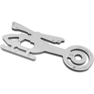 ROMINOX® Key Tool // Helicopter - 18 Funktionen, silber