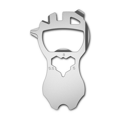 ROMINOX® Key Tool, Little Shopper - 14 Funktionen, silber