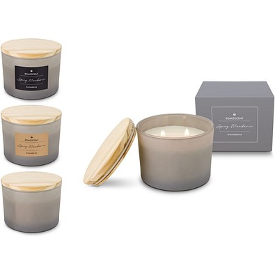 ROMOSCENT® Aromakerze Spicy Mandarin, Beige