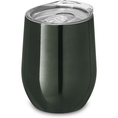 RONDE. Reisebecher aus Edelstahl 400 ml, Gewehrmetall