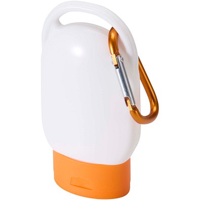 Rosie LSF 30 Sonnencreme mit Karabiner, orange