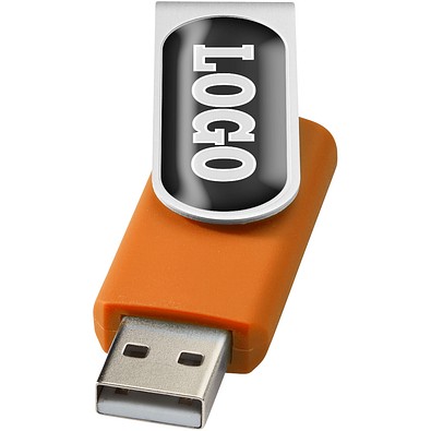 Rotate Doming USB-Stick, orange, 8GB