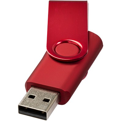 Rotate Metallic USB-Stick, rot, 4GB