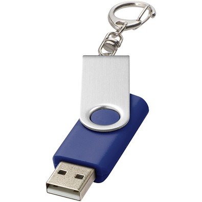 Rotate mit Schlüsselanhänger USB-Stick, blau, 2GB
