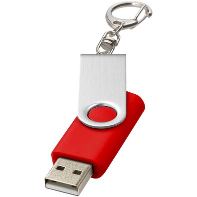 Rotate mit Schlüsselanhänger USB-Stick, hellrot, 16GB