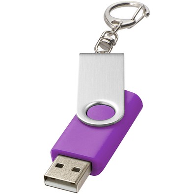 Rotate mit Schlüsselanhänger USB-Stick, lila, 4GB