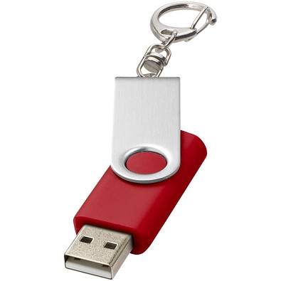 Rotate mit Schlüsselanhänger USB-Stick, rot, 16GB
