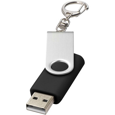 Rotate mit Schlüsselanhänger USB-Stick, schwarz, 16GB