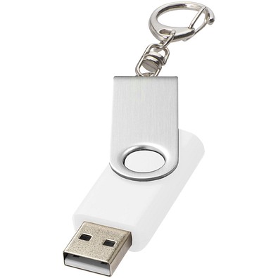 Rotate mit Schlüsselanhänger USB-Stick, weiss, 64GB