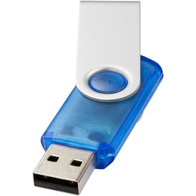 Rotate Transculent USB-Stick, blau, 8GB