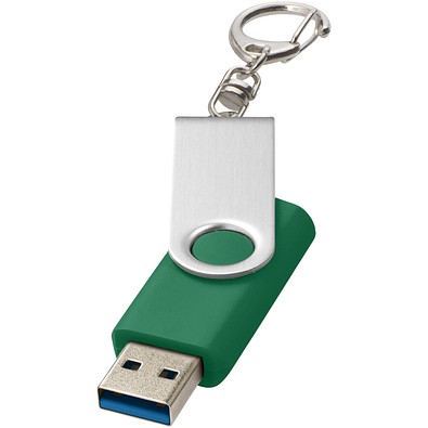 Rotate USB-Stick 3.0 mit Schlüsselanhänger, grün, 16GB
