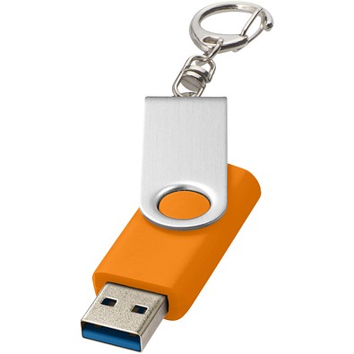 Rotate USB-Stick 3.0 mit Schlüsselanhänger, orange, 16GB