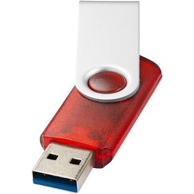 Rotate USB-Stick 3.0 transparent, rot, 64GB