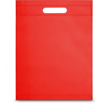 ROTERDAM. Einkaufstasche aus Non-woven (80 g/m²), Rot