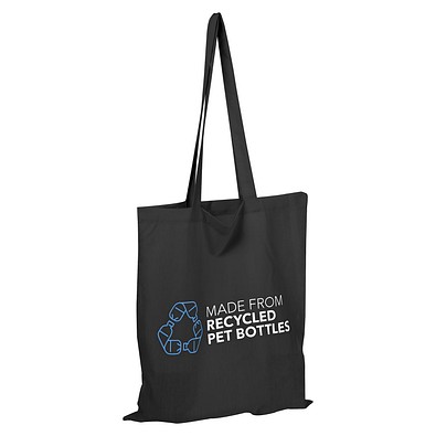 RPET Einkaufstasche, schwarz