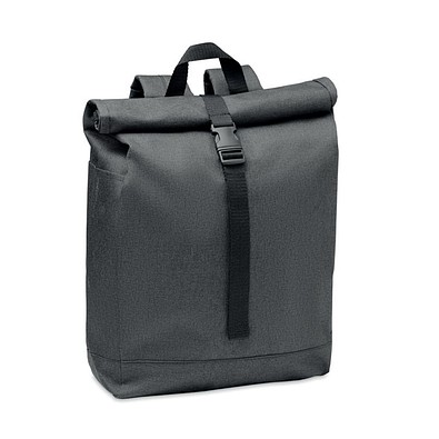 Rucksack 600D RPET UDINE, Schwarz