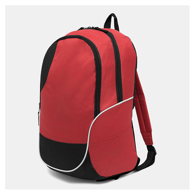 Rucksack CURVE,rot, schwarz