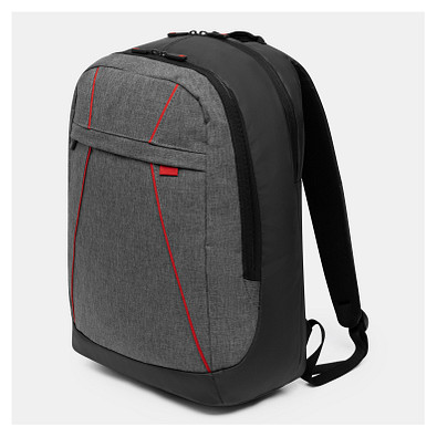 Rucksack SPLIT,grau, rot