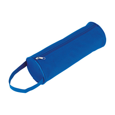 Runde Stiftetasche SCHOOL,blau
