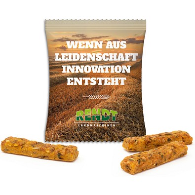 Rustini Vollkorn Sticks im Werbetütchen, 10 g, Folie weiß, inkl. Druck