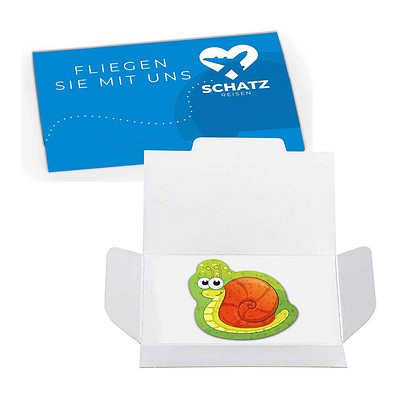 Samenpapier lustige Tierchen, Schnecke Paul, 1-seit. Druck