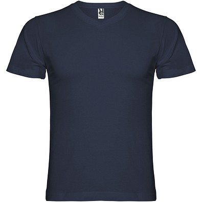 Samoyedo T-Shirt mit V-Ausschnitt für Herren, Navy Blue, S