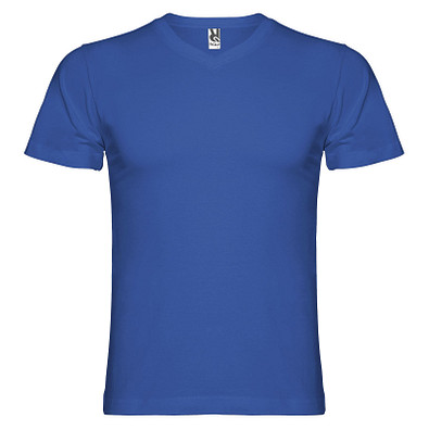 Premium V-Ausschnitt T-Shirt Herren | Weiß, XXL | Halbarm, Baumwolle
