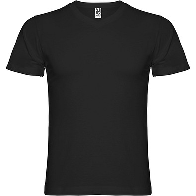 Samoyedo T-Shirt mit V-Ausschnitt für Herren, schwarz, 2XL