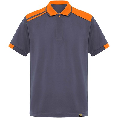 Samurai Kurzärmeliges Poloshirt mit antibakterieller Wirkung, 160 g/m2, unisex, blei, S