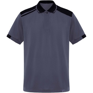 Samurai Kurzärmeliges Poloshirt mit antibakterieller Wirkung, 160 g/m2, unisex, blei, S