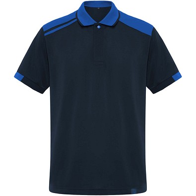 Samurai Kurzärmeliges Poloshirt mit antibakterieller Wirkung, 160 g/m2, unisex, marineblau, S