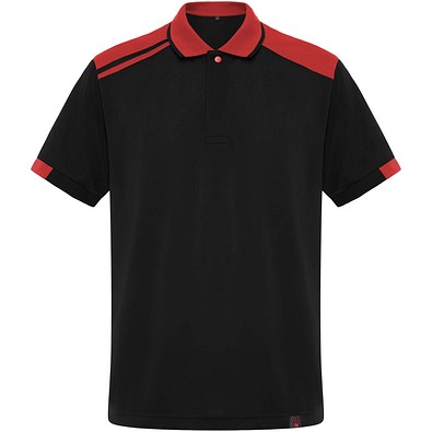 Samurai Kurzärmeliges Poloshirt mit antibakterieller Wirkung, 160 g/m2, unisex, schwarz, S