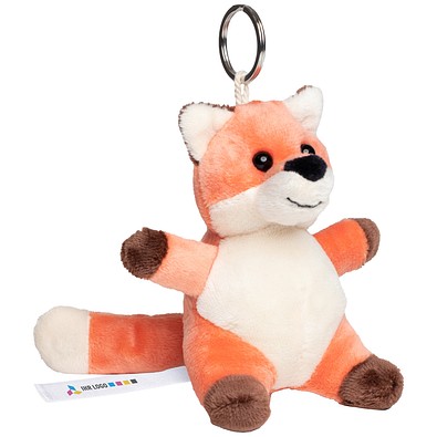Schlüsselanhänger Fuchs, rotbraun