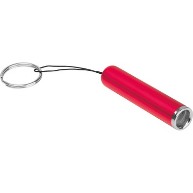 Schlüsselanhänger Taschenlampe PAUL, rot
