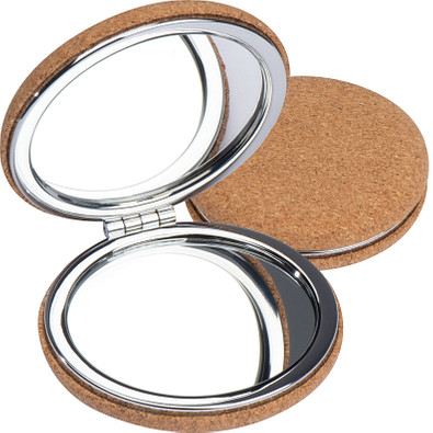 Schminkspiegel mit Kork, beige Schminkspiegel mit Kork, beige