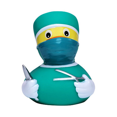 Schnabels® Bade-Ente Chirurg, bunt