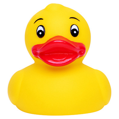 Schnabels® Bade-Ente Klassik, klein, gelb/rot